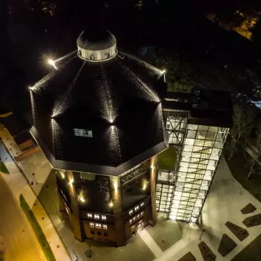 Water tower is one of the gems of industrial architecture