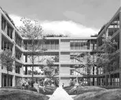 school - courtyard