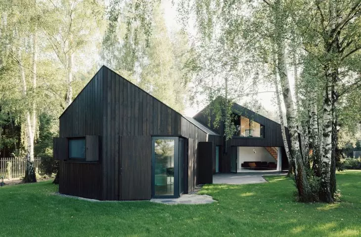 The house between the birches was selected in the category Home