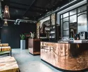 The OFF-HAIR showroom received the most votes in the Public Interior category.