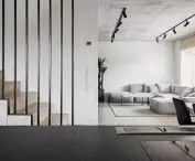 Interior of BAR_21, view from the kitchen to the living room