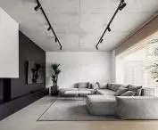Living room with opening to terrace