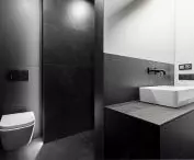 BAR_21 interior, dark bathroom