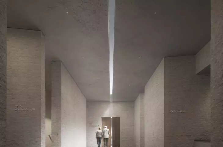Muzeum w Treblince — hol wejściowy