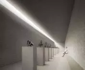 Treblinka Museum - room with sculptures by Samuel Willenberg