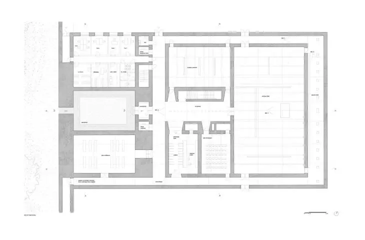 Muzeum w Treblince — rzut parteru