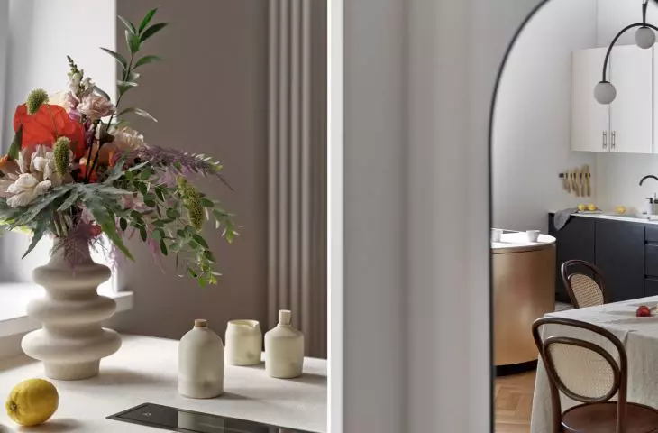 details of the living area