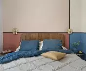 colorful walls in the bedroom