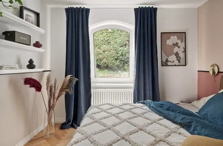 bedroom on the lower floor