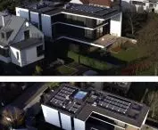 The house in the Blackbird Park, bird's-eye view
