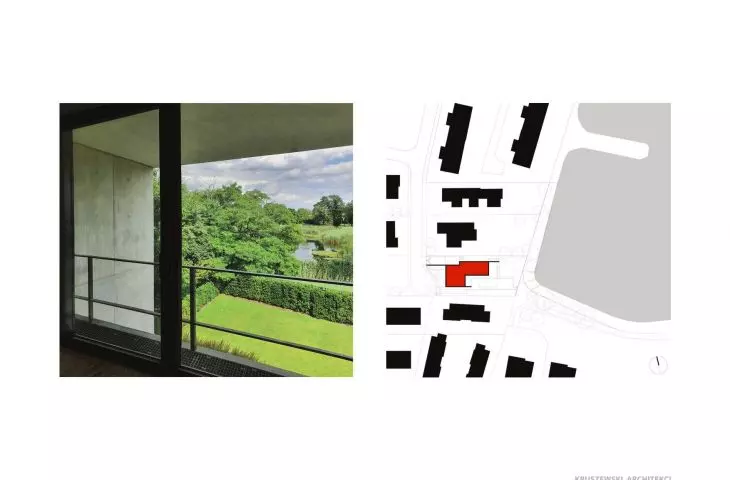 House in the Park of the Blackbird, development of the area