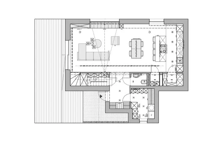 Stodolove, first floor plan