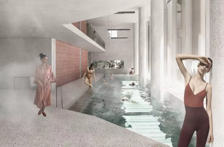 warm indoor pool