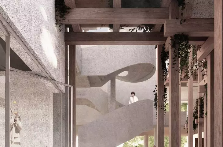 low atrium pool