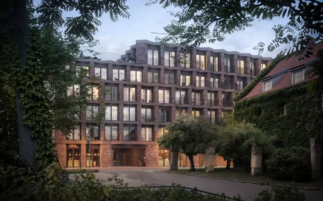 apartamentowiec przy
ulicy Bernardyńskiej