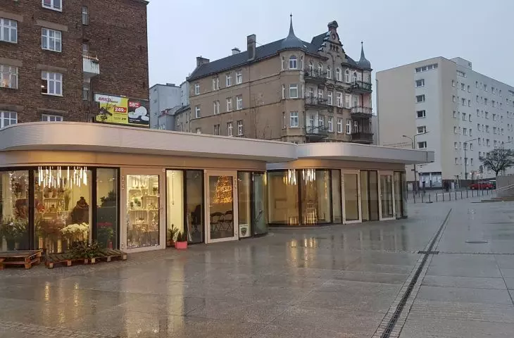Rynek Łazarski w Poznaniu po przebudowie, proj. APA Jacek Bułat