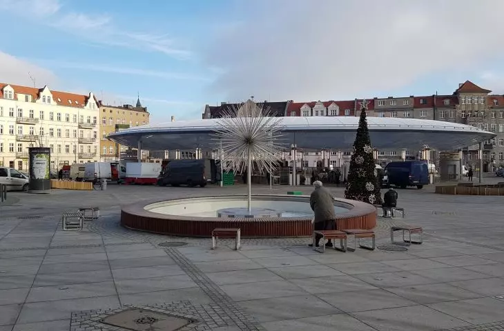 Lazarski Market in Poznan after reconstruction, proj. by APA Jacek Bulat