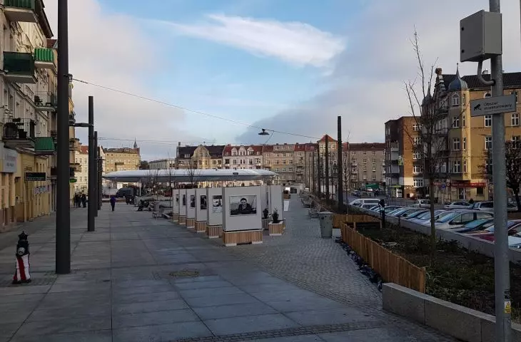 Rynek Łazarski w Poznaniu po przebudowie, proj. APA Jacek Bułat