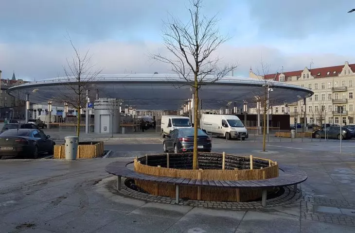Lazarski Market in Poznan after reconstruction, proj. by APA Jacek Bulat