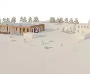 Hala tramwajowa adaptowana na funkcję wystawienniczą