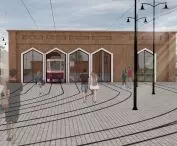 Hala tramwajowa wraz z torowiskiem