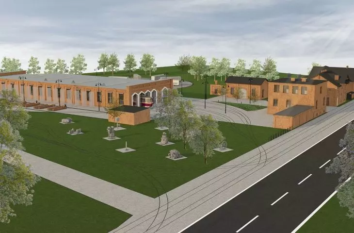 Widok całego projektowanego obszaru