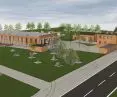 Widok całego projektowanego obszaru