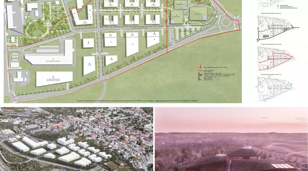 I Nagroda w konkursie na projekt kompleksu sportowego w Piekarach Śląskich