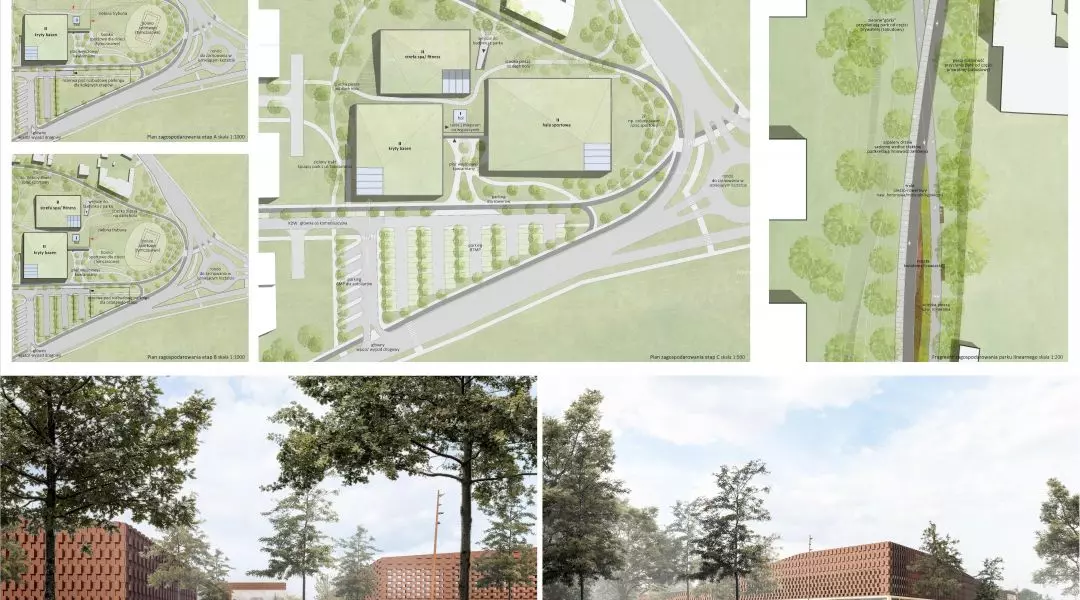 I Nagroda w konkursie na projekt kompleksu sportowego w Piekarach Śląskich