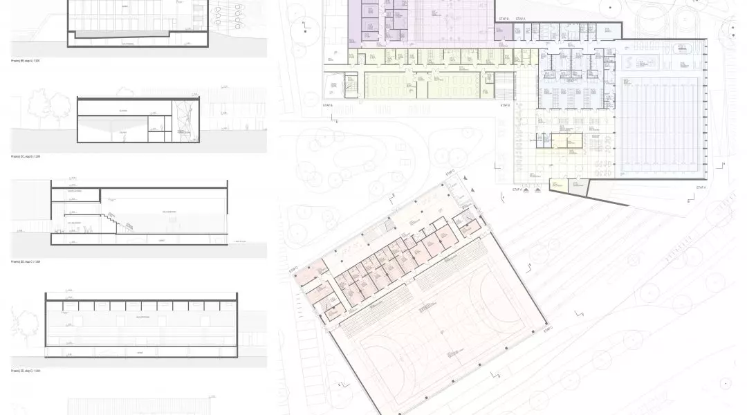II Nagroda w konkursie na projekt kompleksu sportowego w Piekarach Śląskich