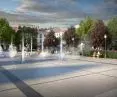 Visualization of the fountains in the old market
