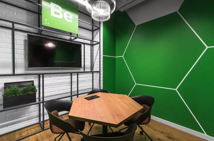 Projekt aranżacji wnętrz biura Brain Embassy w Warszawie