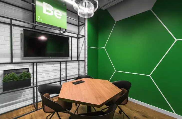 Projekt aranżacji wnętrz biura Brain Embassy w Warszawie