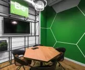 Projekt aranżacji wnętrz biura Brain Embassy w Warszawie