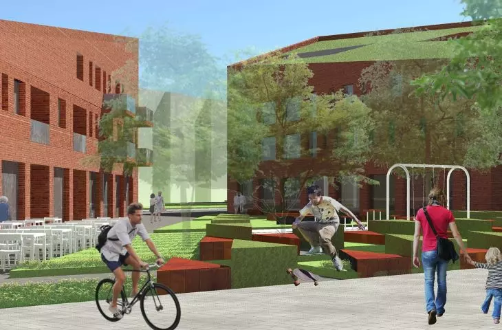 Public spaces are an important part of the project