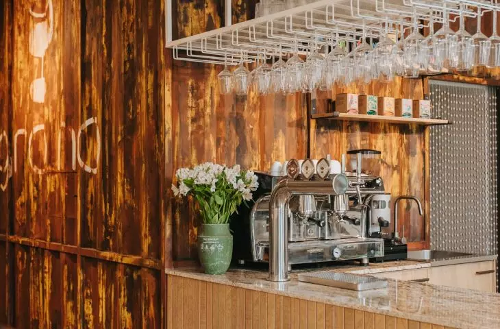 Bistro Grono in Poznań, a fragment of the bar
