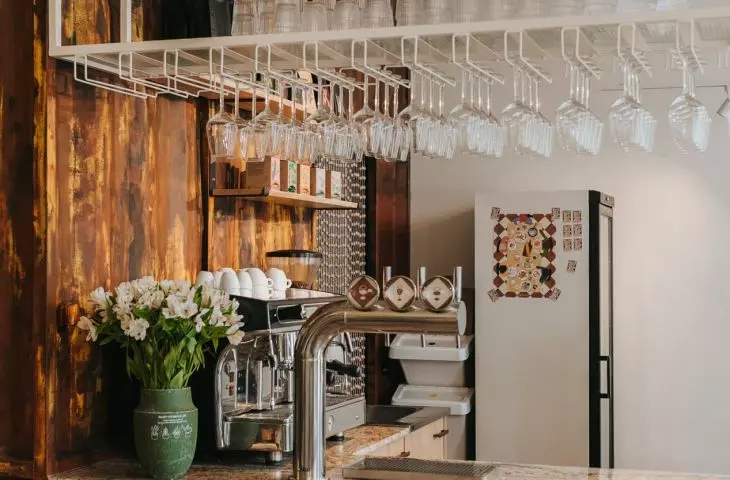Bistro Grono in Poznań, a fragment of the bar