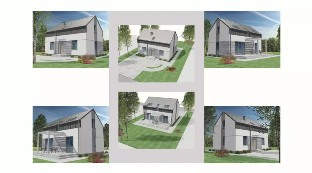 Projekt domu do 70 mkw, proj.: Pracownia Architektury Dobry Projekt