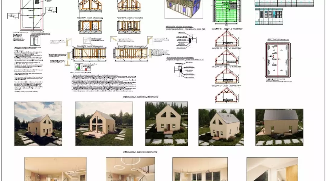 Projekt domu do 70 mkw, proj.: ENERGIALE, Rafał Rutkowski, Biuro projektowe Justyna Przygoda