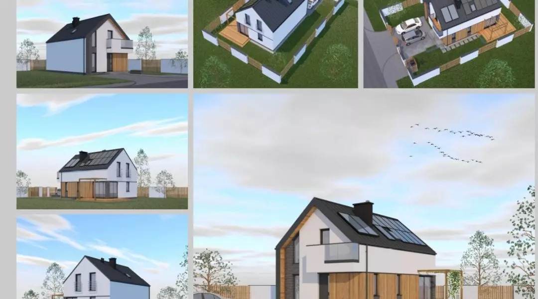 Projekt domu do 70 mkw, proj.: Tomasz Krzemiński