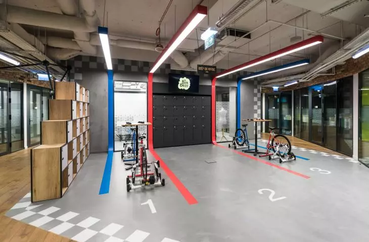 Projekt aranżacji wnętrz biura Brain Embassy w Warszawie