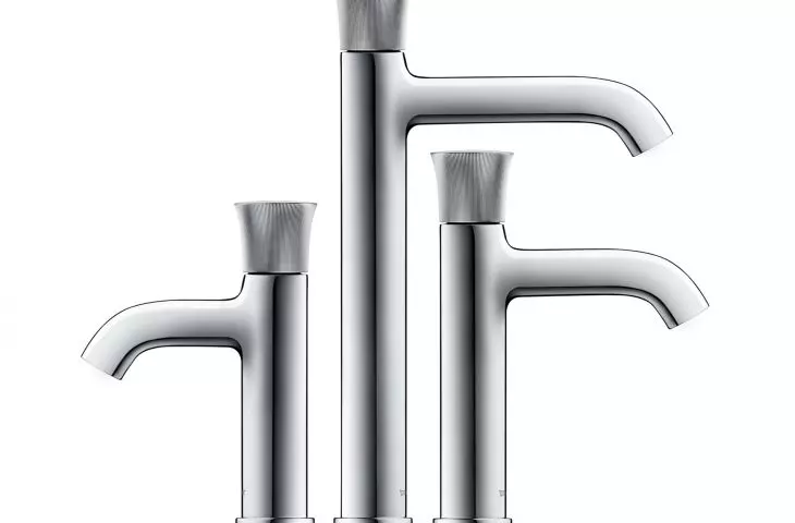 White Tulip bathroom faucets by Duravit