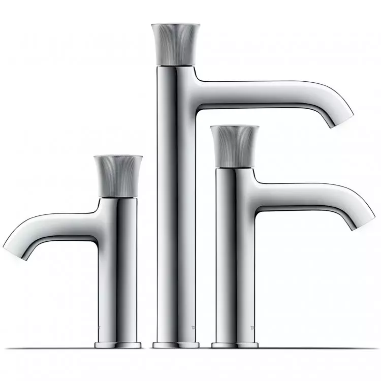 White Tulip bathroom faucets by Duravit