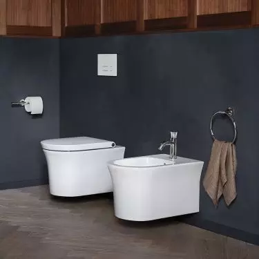 White Tulip bathroom faucets by Duravit