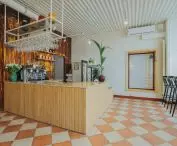 Note the walls made of container