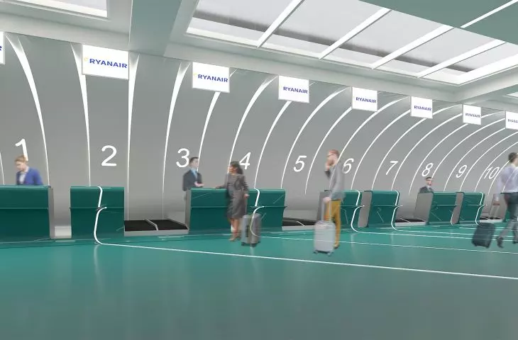 Wizualizacja strefy check-in