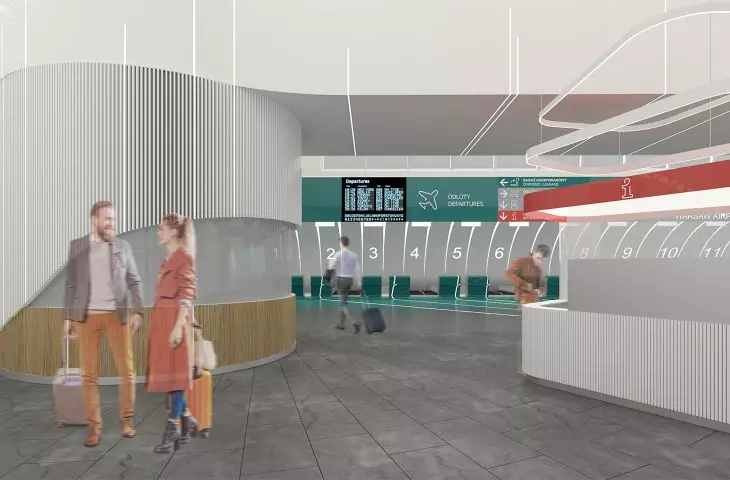 Punkt informacji i strefa check-in