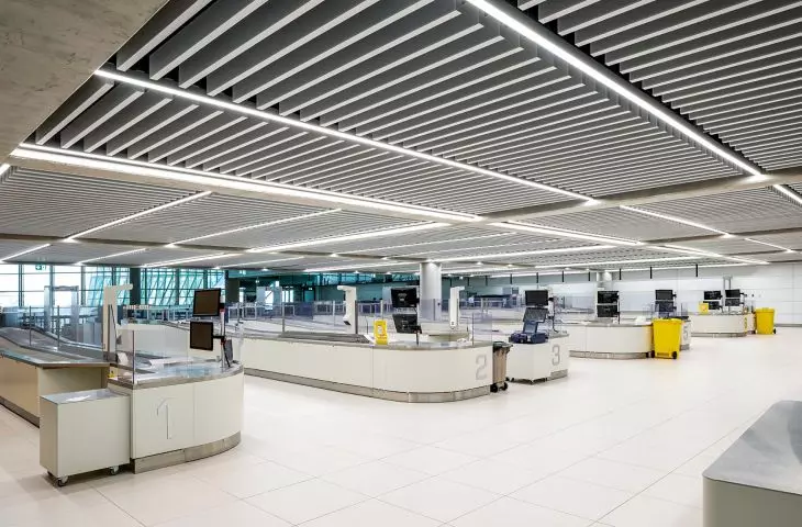 The check-in hall at Split airport.