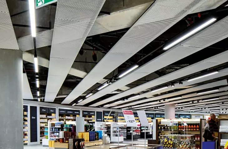 Duty-free store at Split airport.