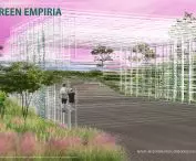 GREEN EMPIRIA, brama wejściowa od strony ul. Grzegórzeckiej
